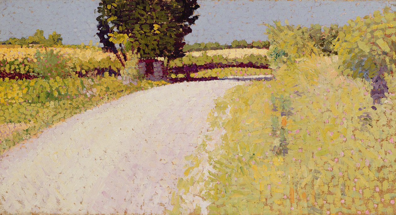 Path in the Country, n.1886 (öljy kankaalle) tekijältä Charles Angrand