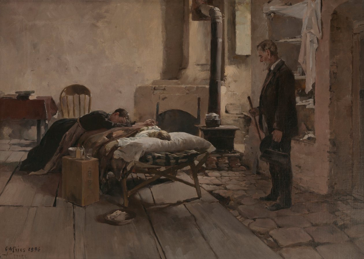 Liian myöhäistä, 1896. tekijältä Charles Arthur Fries