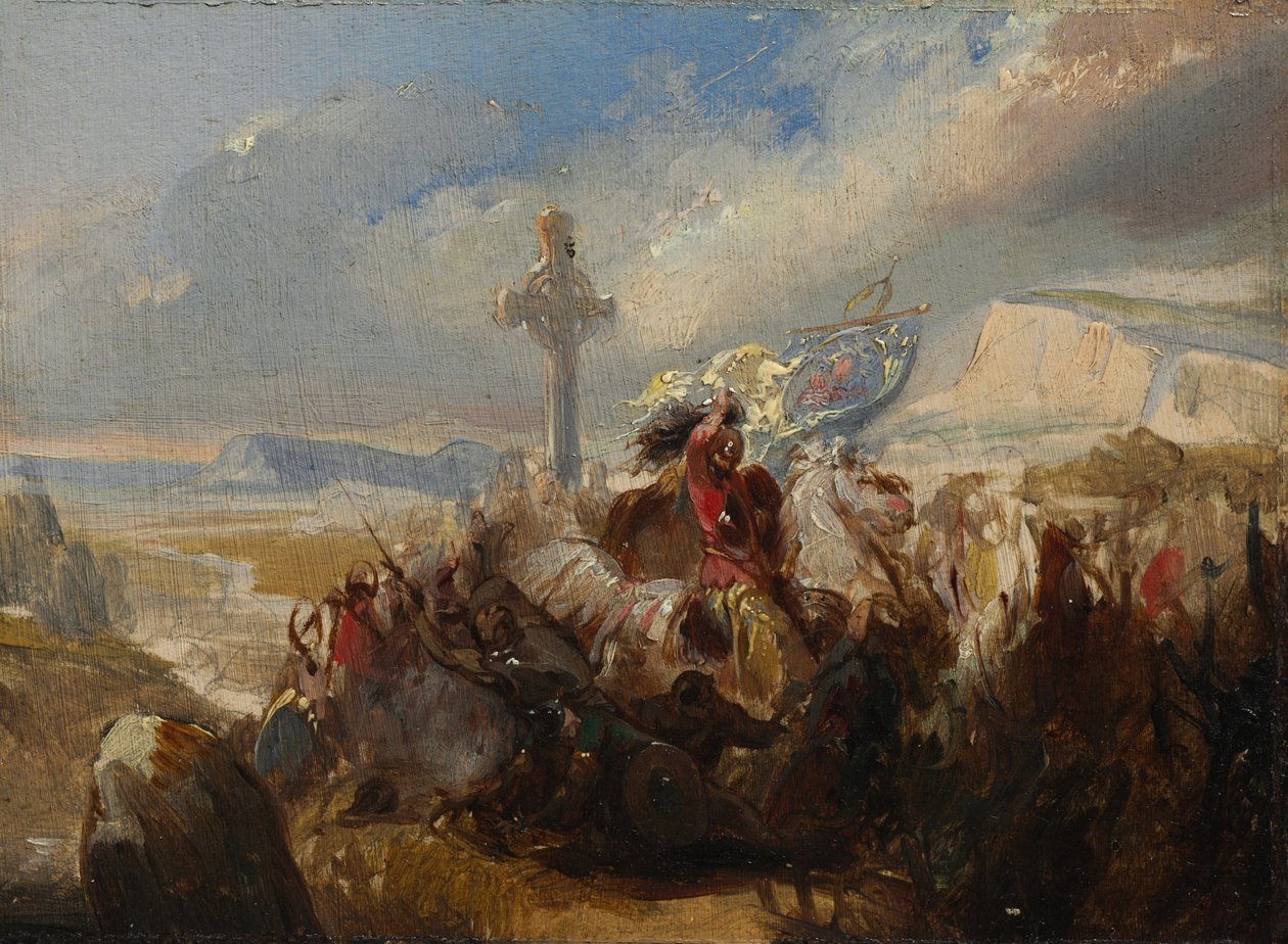 Poitiersin taistelu, 25. lokakuuta 732 tekijältä Charles Auguste Steuben
