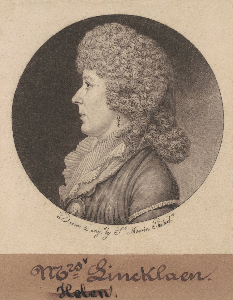 Helen Ledyard Lincklaen tekijältä Charles B.J. Févret de Saint Mémin
