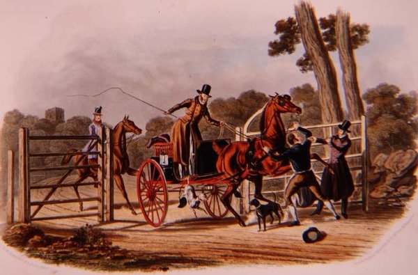 "An järjetön portinvartija", kaiverrus R.G. Reeve (fl.1811-37) pub. Kirjailija: Thomas McLean tekijältä Charles B. (after) Newhouse