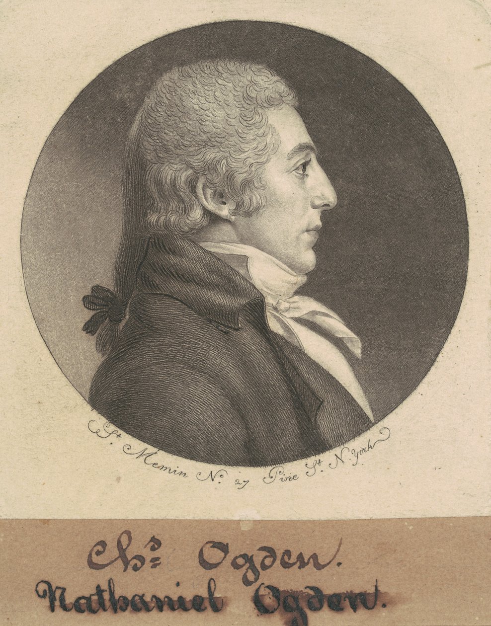 Abraham Ogden, Jr. tekijältä Charles B. J. Févret de Saint Mémin