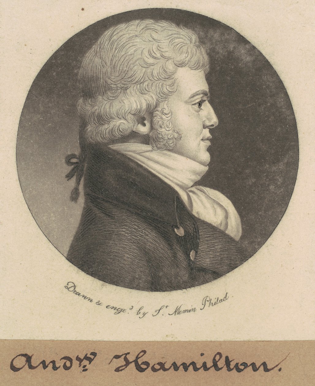 Andrew Hamilton tekijältä Charles B. J. Févret de Saint Mémin