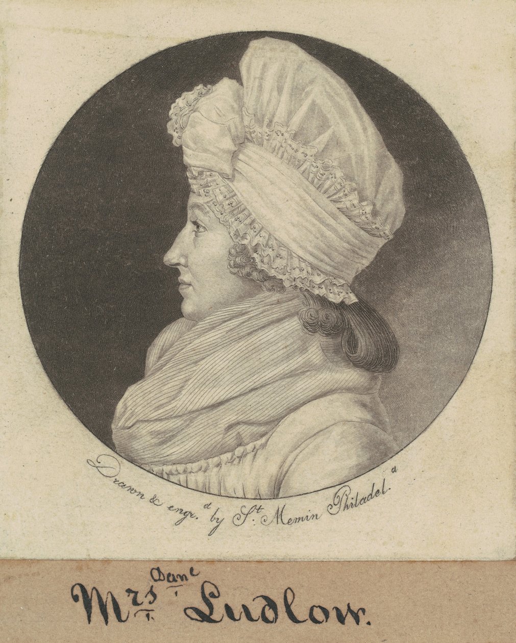 Arabella Duncan Ludlow tekijältä Charles B. J. Févret de Saint Mémin