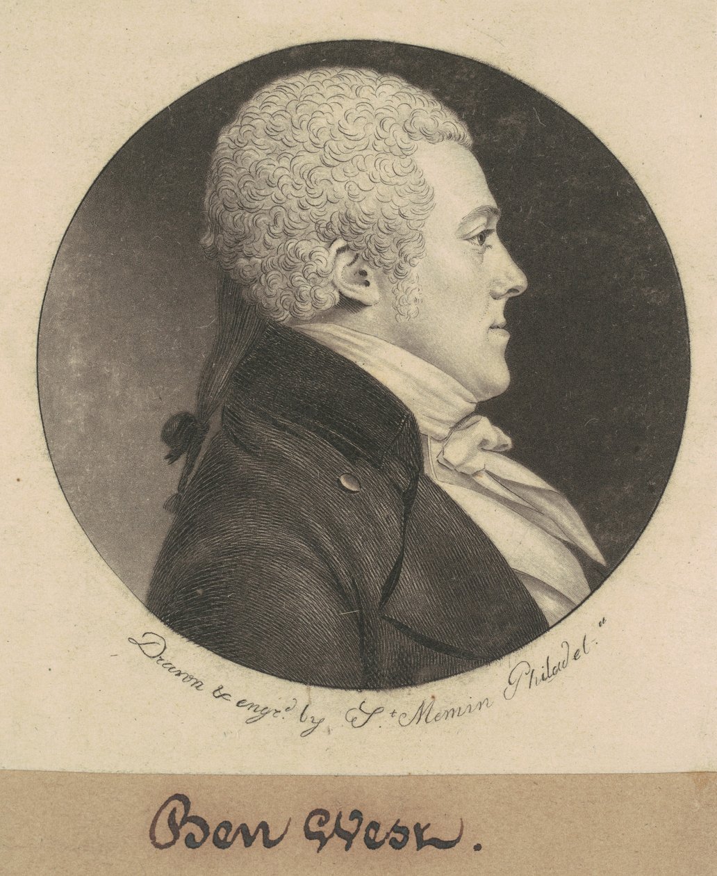 Benjamin West tekijältä Charles B. J. Févret de Saint Mémin