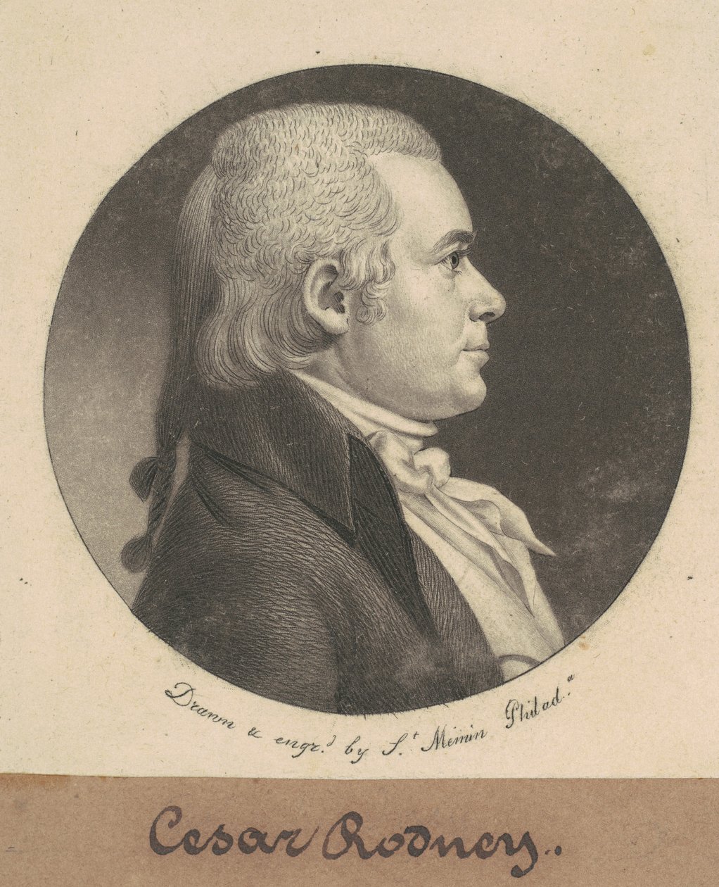 Caesar Augustus Rodney tekijältä Charles B. J. Févret de Saint Mémin