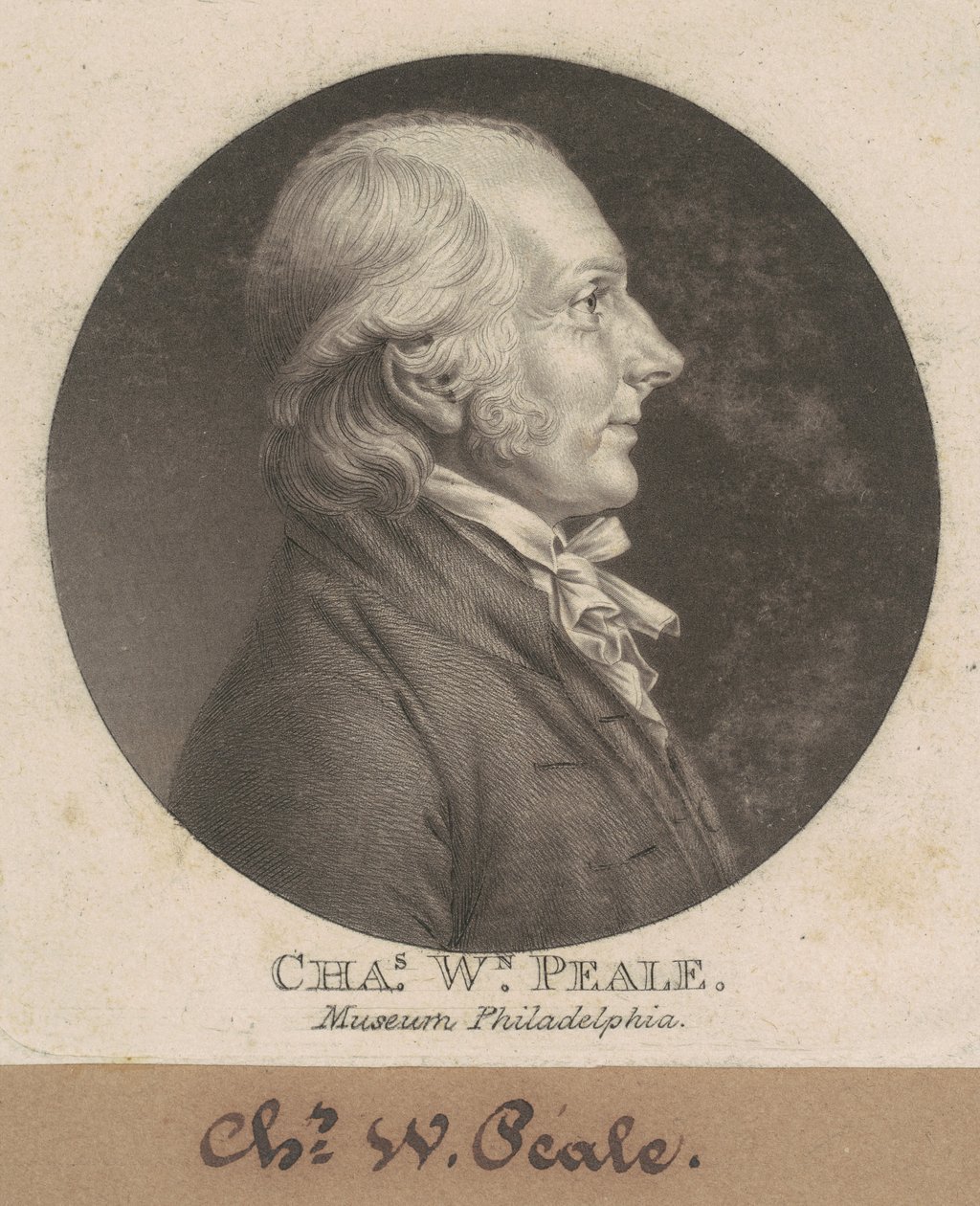 Charles Willson Peale tekijältä Charles B. J. Févret de Saint Mémin
