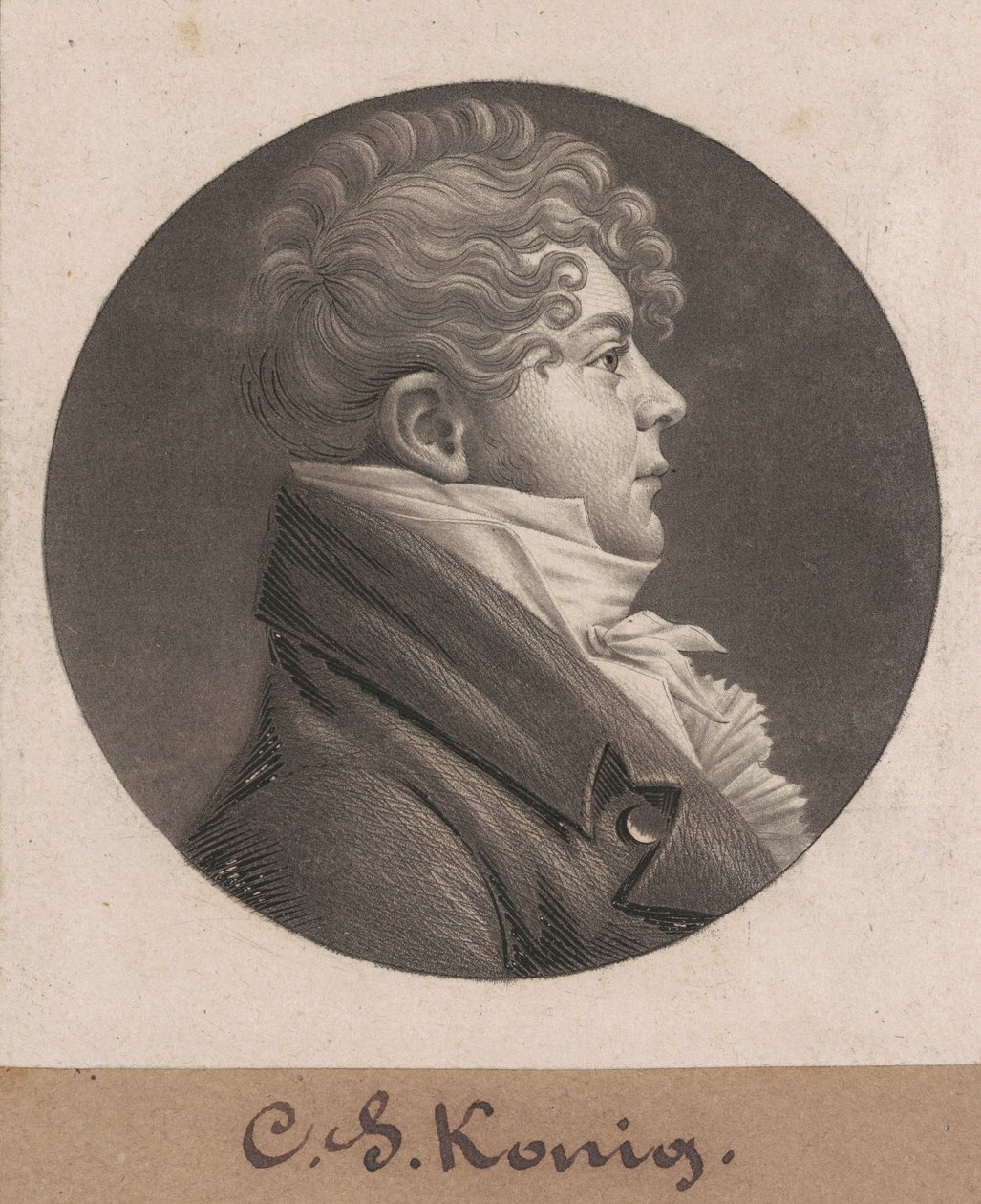 Christian Simon Konig tekijältä Charles B. J. Févret de Saint Mémin