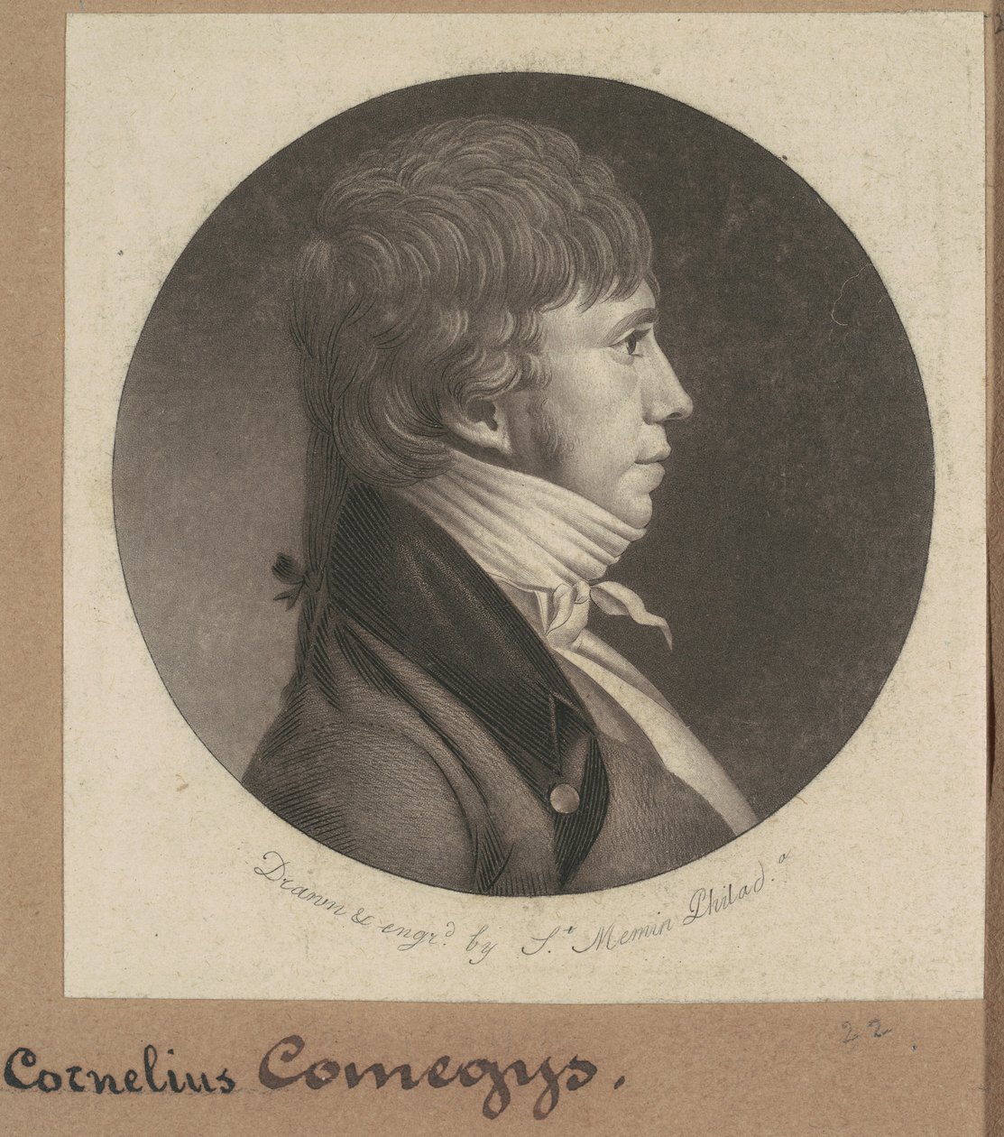 Cornelius Comegys tekijältä Charles B. J. Févret de Saint Mémin
