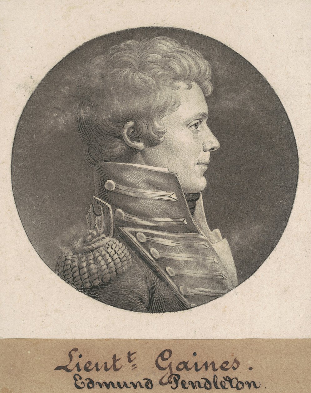 Edmund Pendleton Gaines tekijältä Charles B. J. Févret de Saint Mémin