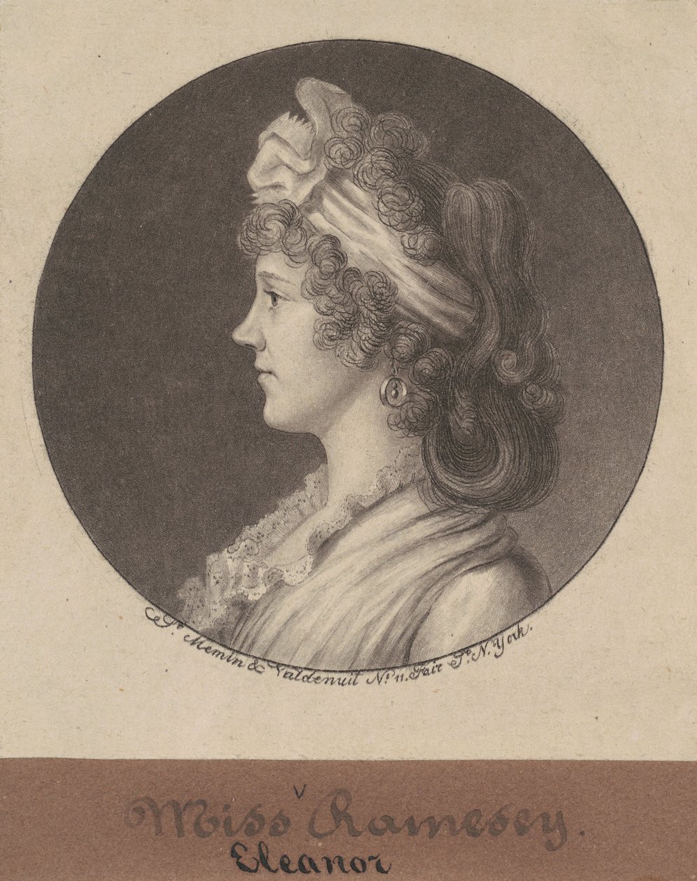 Eleanor Ramsay Fitzwilliam tekijältä Charles B. J. Févret de Saint Mémin