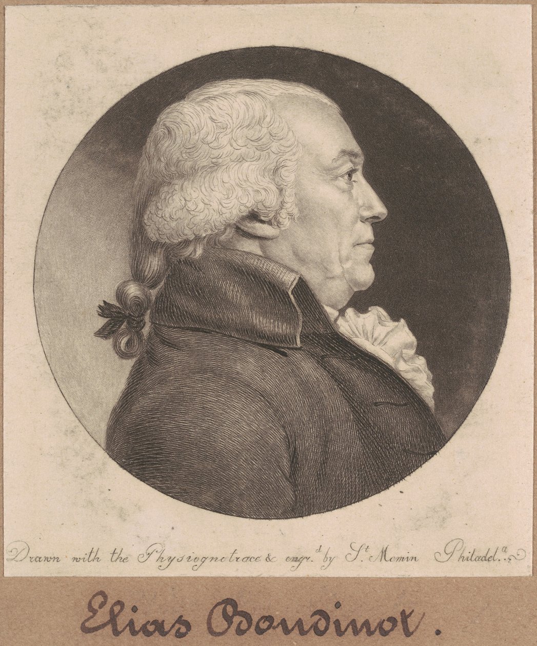 Elias Boudinot tekijältä Charles B. J. Févret de Saint Mémin