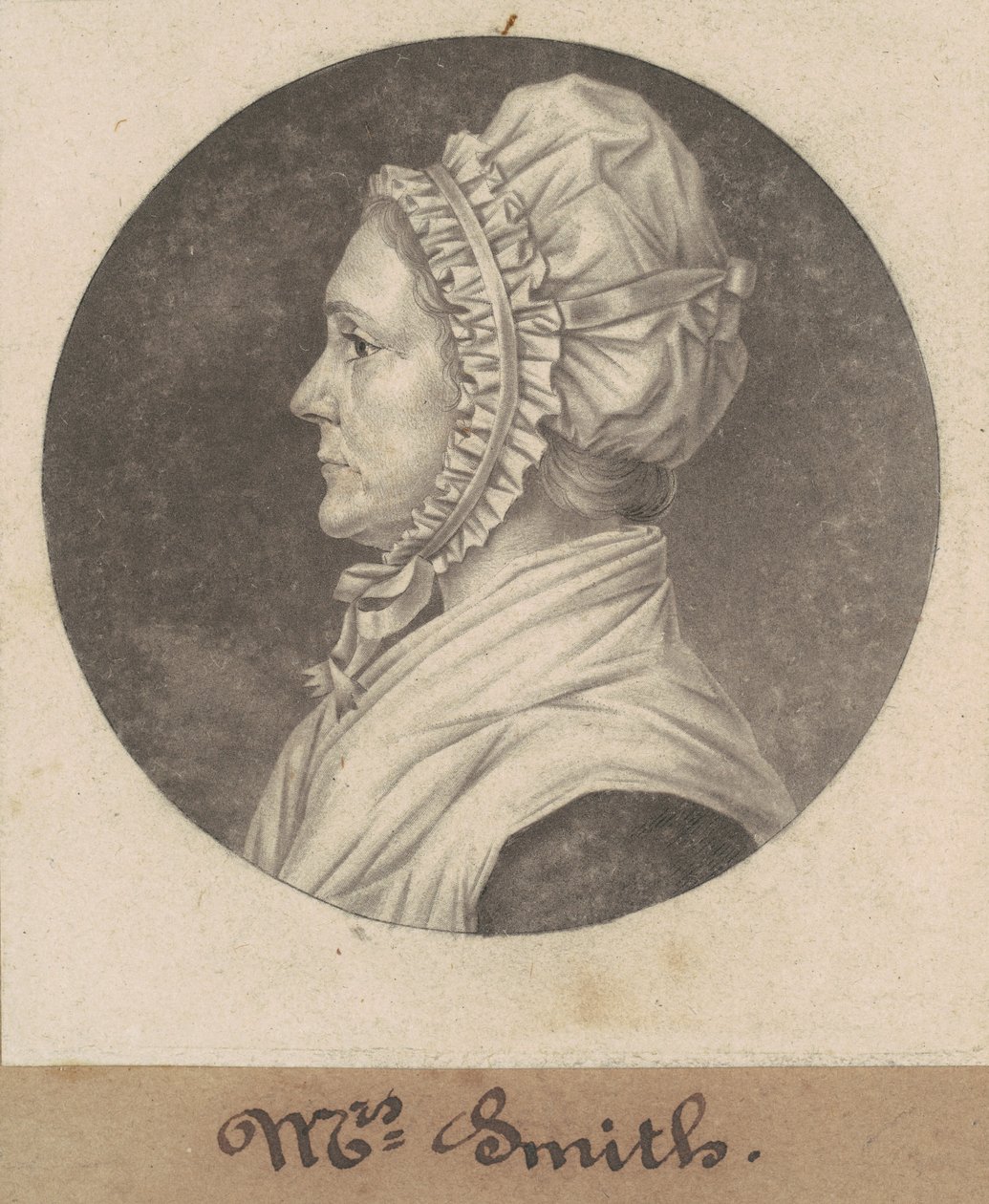 Elizabeth Custis Teackle Smith tekijältä Charles B. J. Févret de Saint Mémin