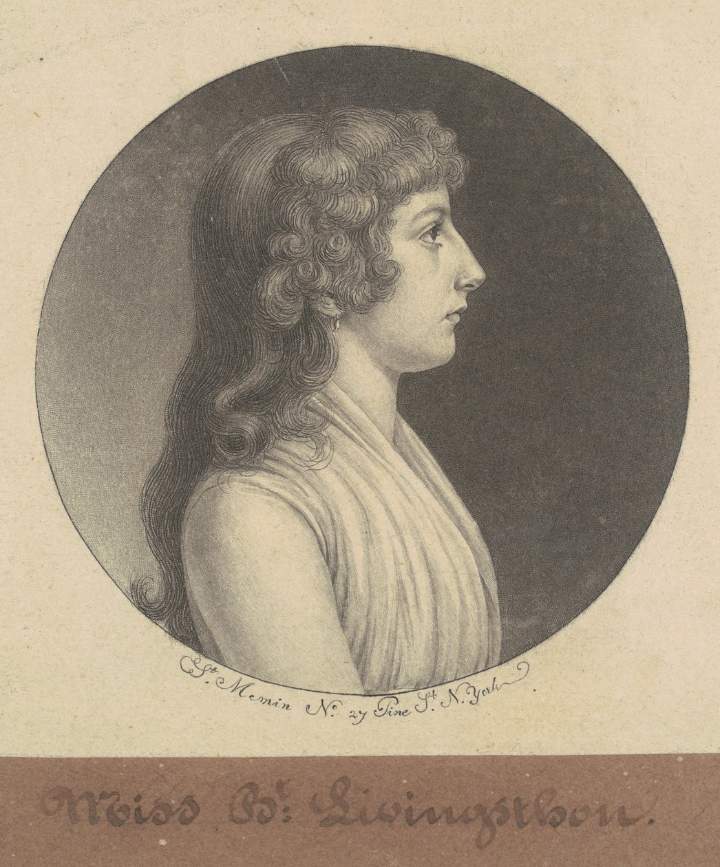 Elizabeth Livingston tekijältä Charles B. J. Févret de Saint Mémin