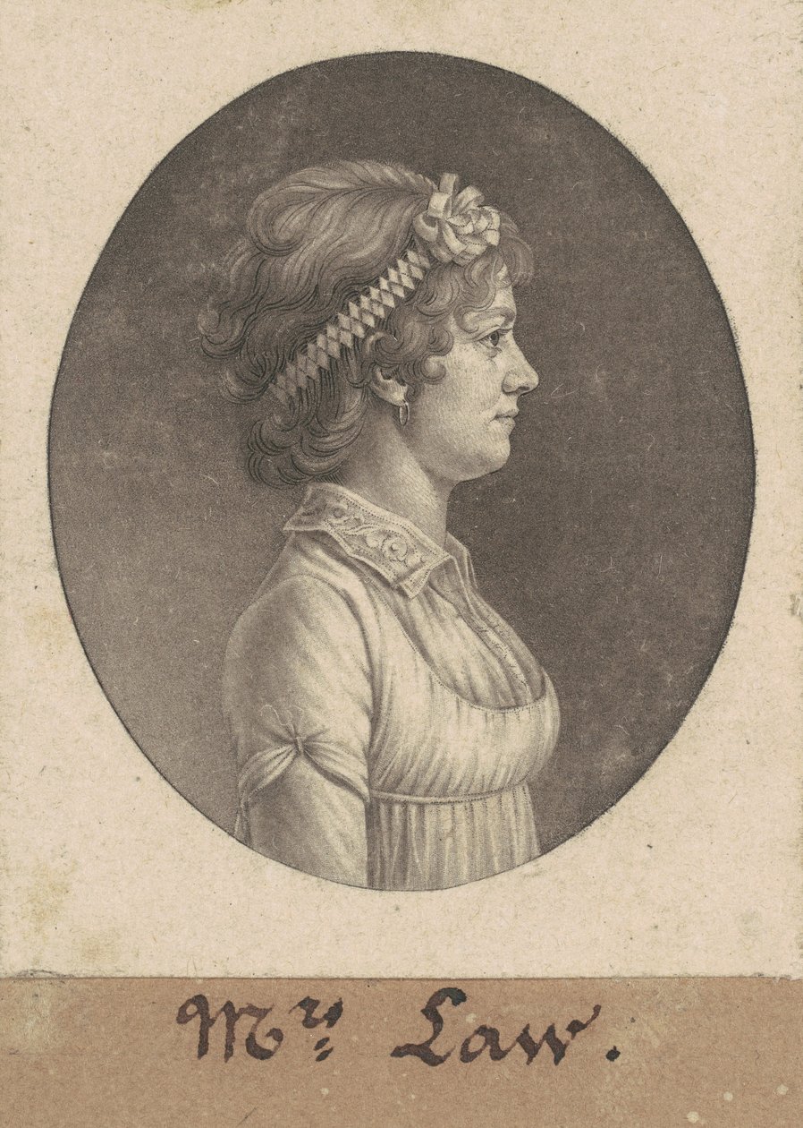 Elizabeth Parke Custisin laki tekijältä Charles B. J. Févret de Saint Mémin