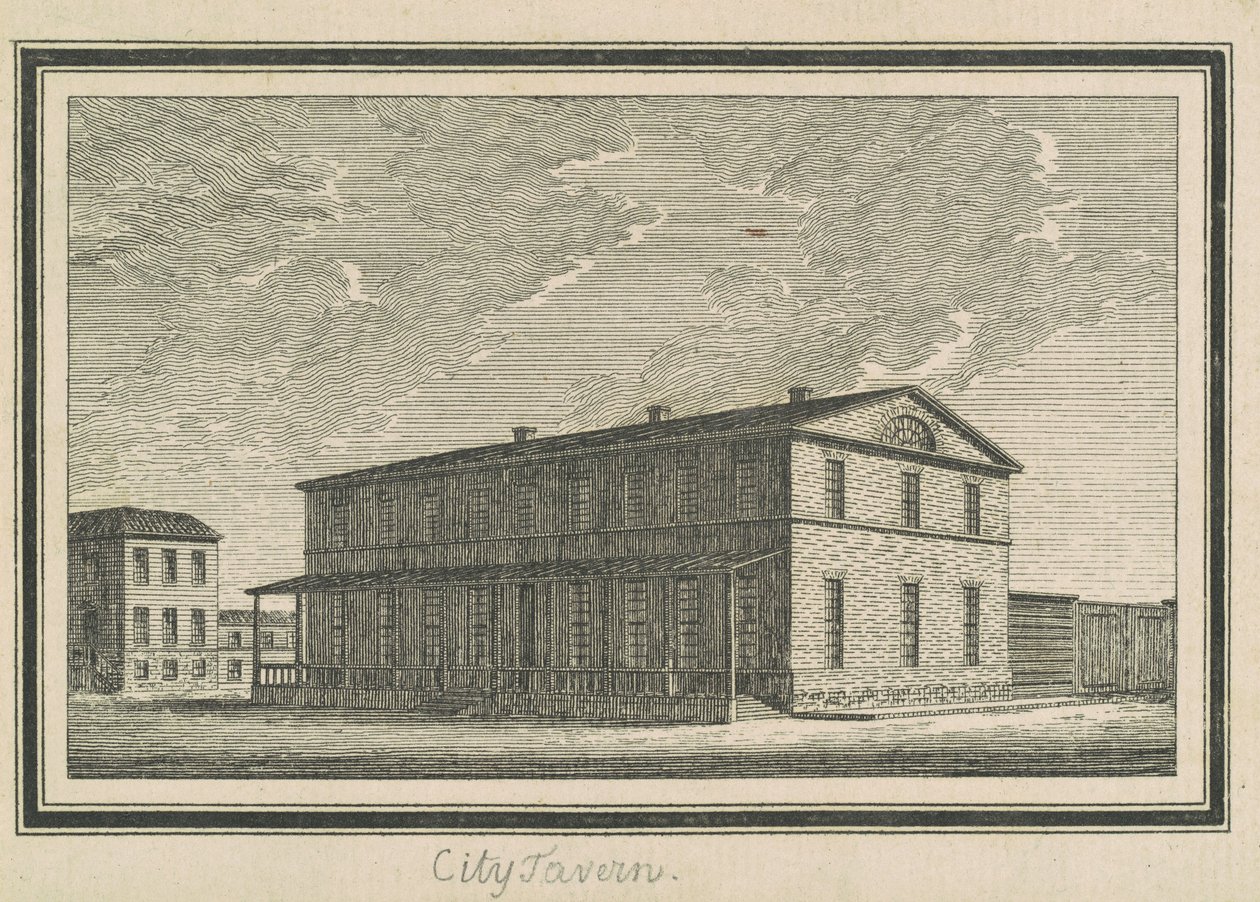 Esperanza, kaupungin taverna tekijältä Charles B. J. Févret de Saint Mémin