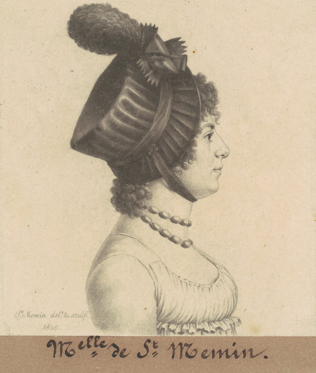Étiennette-Charlotte-Adelaide Févret Saint-Méministä tekijältä Charles B. J. Févret de Saint Mémin