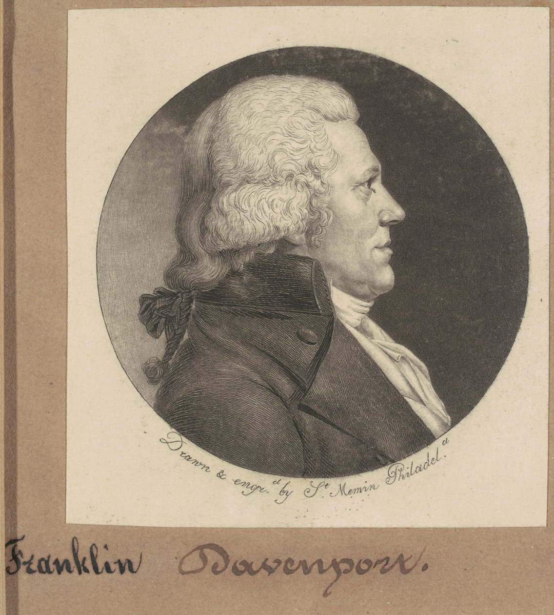 Franklin Davenport tekijältä Charles B. J. Févret de Saint Mémin
