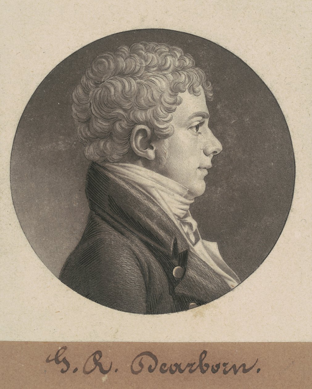 George Raleigh Dearborn tekijältä Charles B. J. Févret de Saint Mémin