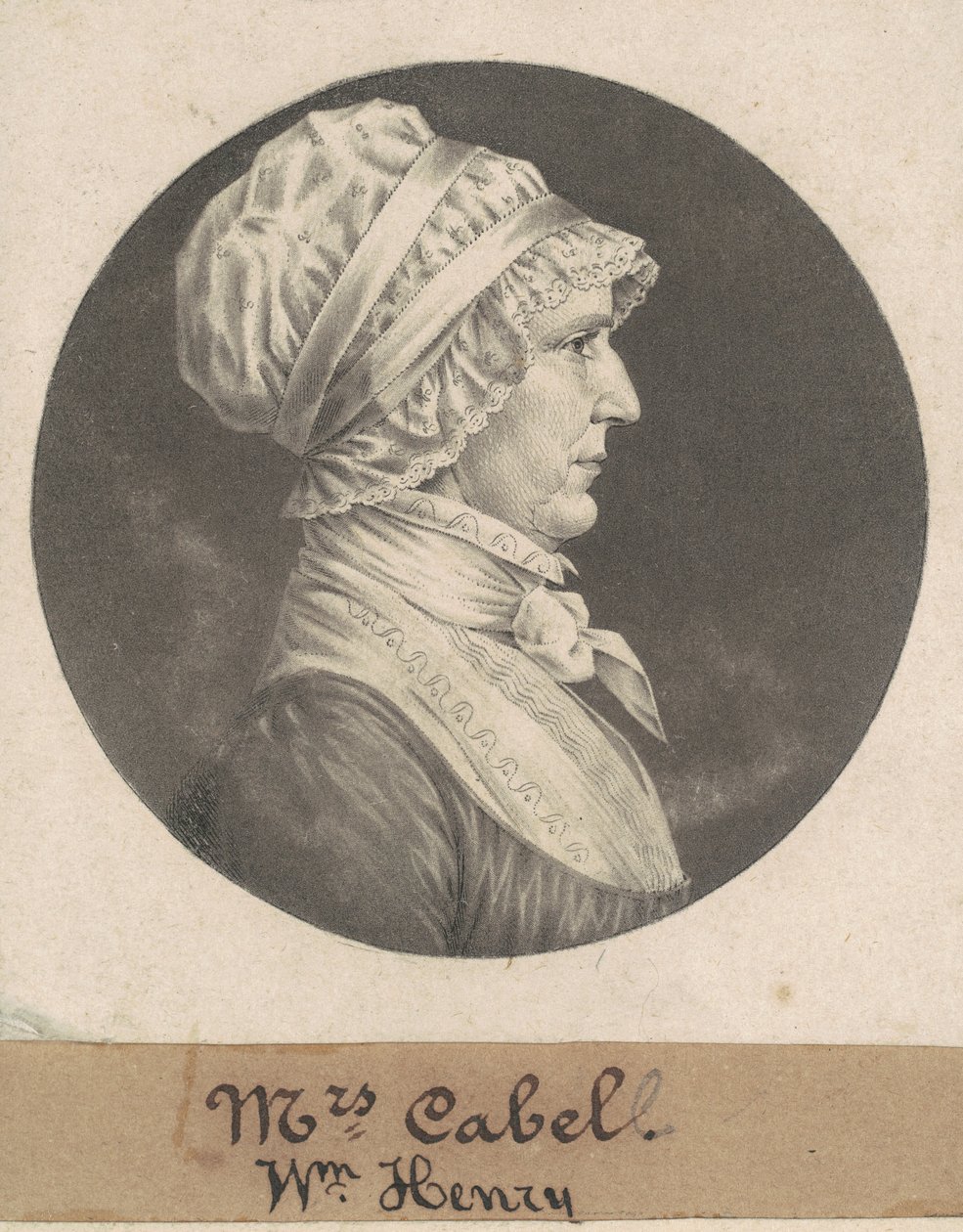 Hannah Carrington Cabell tekijältä Charles B. J. Févret de Saint Mémin