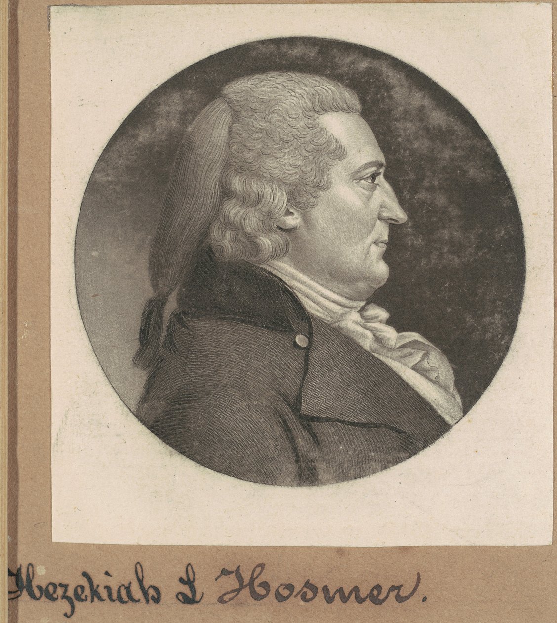 Hiskia Lord Hosmer tekijältä Charles B. J. Févret de Saint Mémin