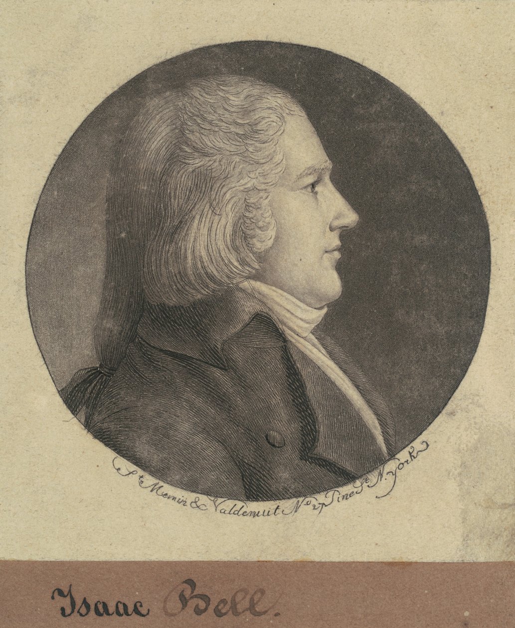 Isaac Bell tekijältä Charles B. J. Févret de Saint Mémin