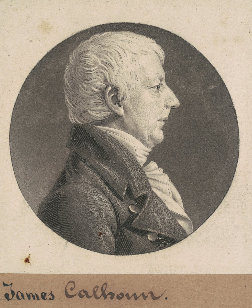 James Calhoun tekijältä Charles B. J. Févret de Saint Mémin