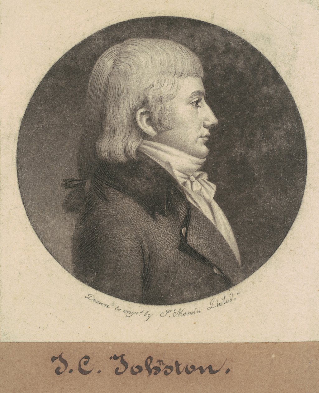 James Cathcart Johnston tekijältä Charles B. J. Févret de Saint Mémin