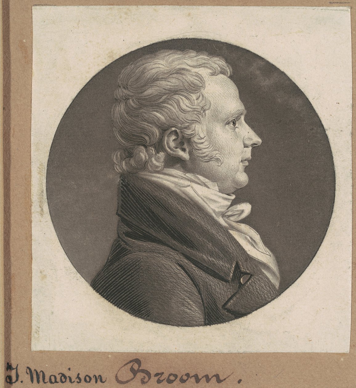 James Madison Broom tekijältä Charles B. J. Févret de Saint Mémin