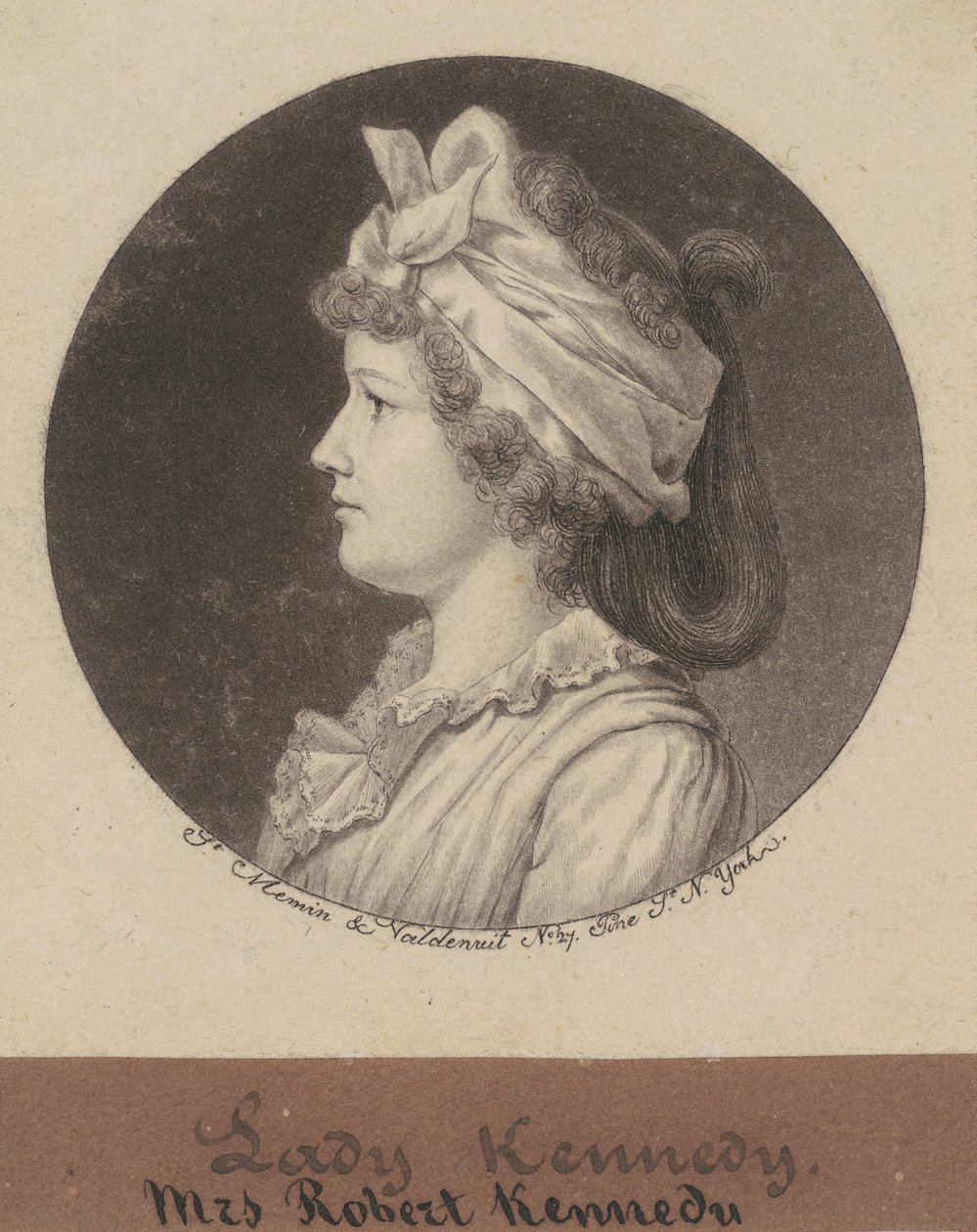 Jane Macomb Kennedy tekijältä Charles B. J. Févret de Saint Mémin