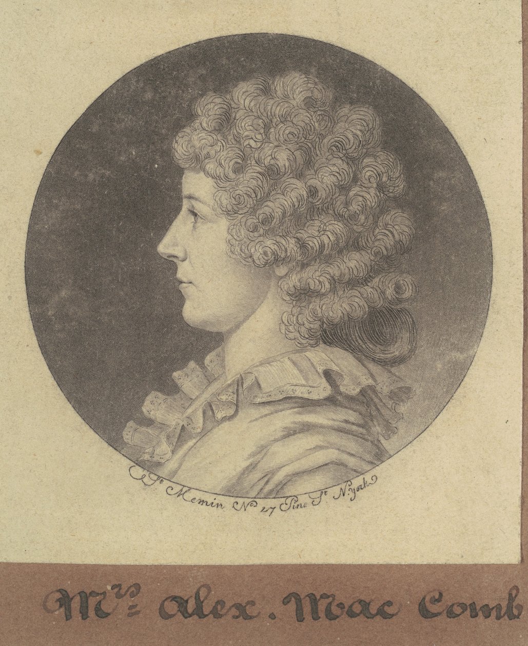 Janette Marshall Macomb tekijältä Charles B. J. Févret de Saint Mémin