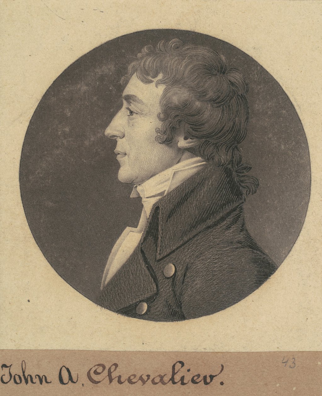 Jean Auguste Marie de Chevallie tekijältä Charles B. J. Févret de Saint Mémin