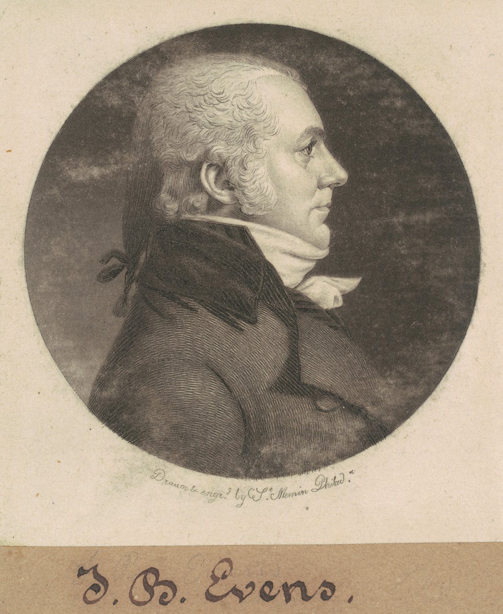 John B. Evens tekijältä Charles B. J. Févret de Saint Mémin