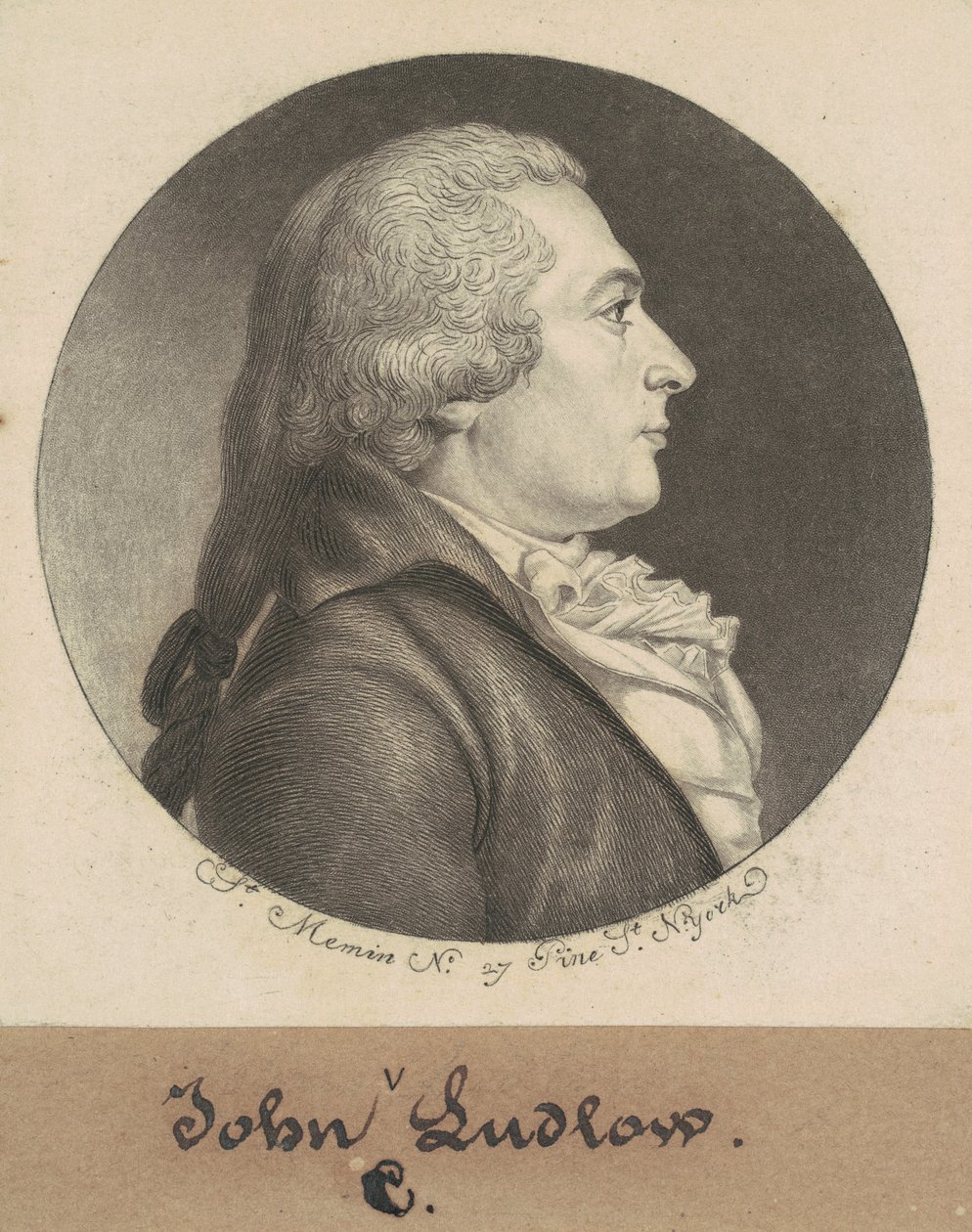 John Crooke Ludlow tekijältä Charles B. J. Févret de Saint Mémin