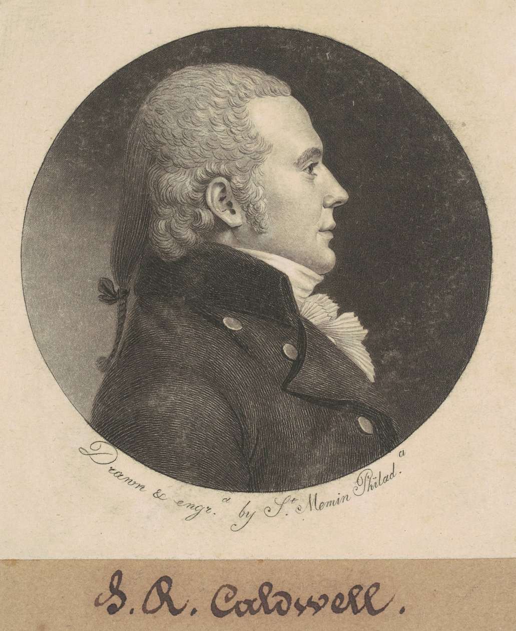 John Edwards Caldwell tekijältä Charles B. J. Févret de Saint Mémin