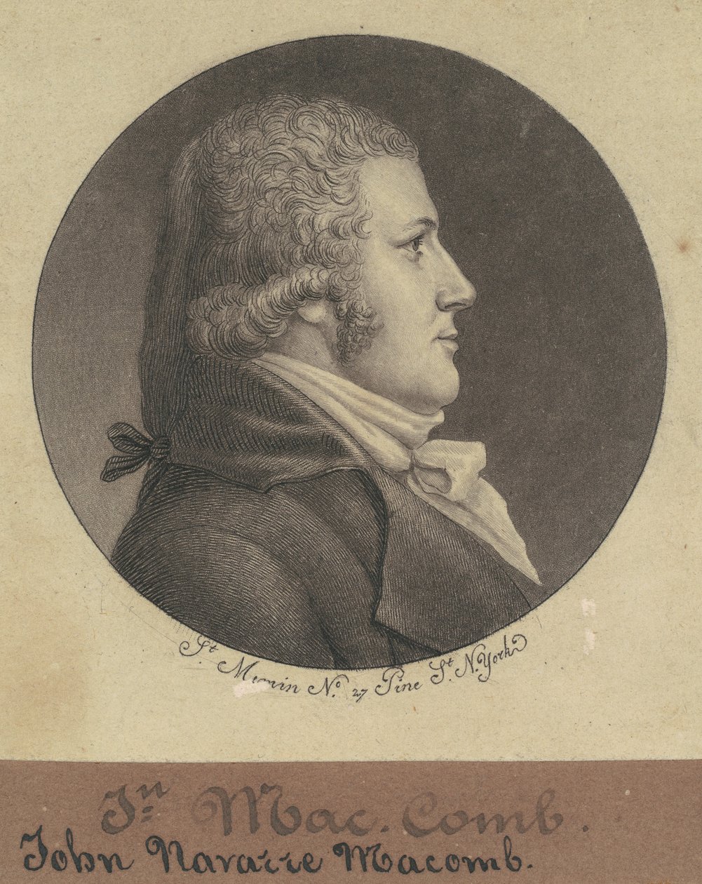 John Navarre Macomb tekijältä Charles B. J. Févret de Saint Mémin