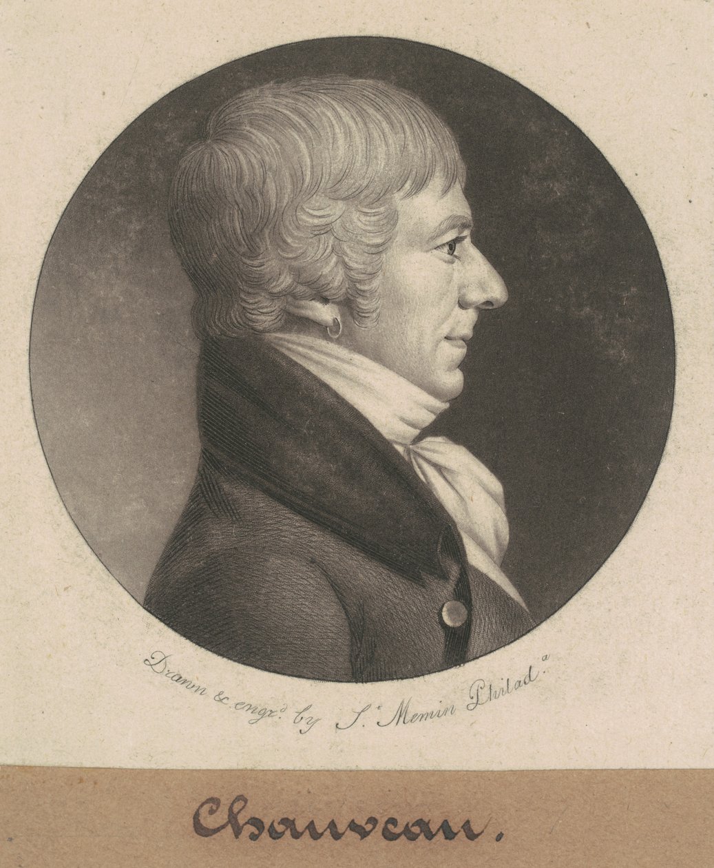 Joseph Anthony Chaveau tekijältä Charles B. J. Févret de Saint Mémin