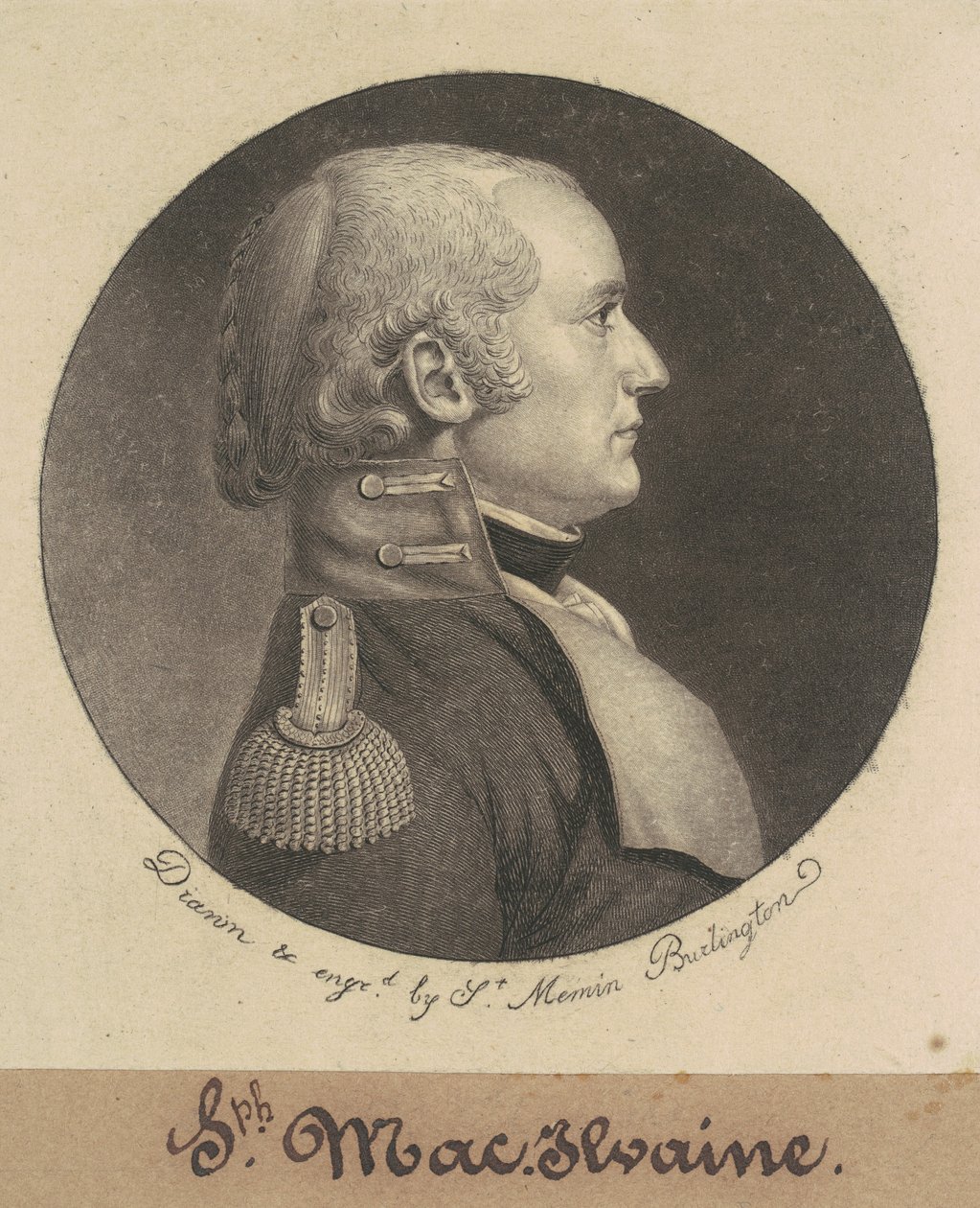 Suuri näkymä luostarille Appeniinien metsien keskellä tekijältä Charles B. J. Févret de Saint Mémin