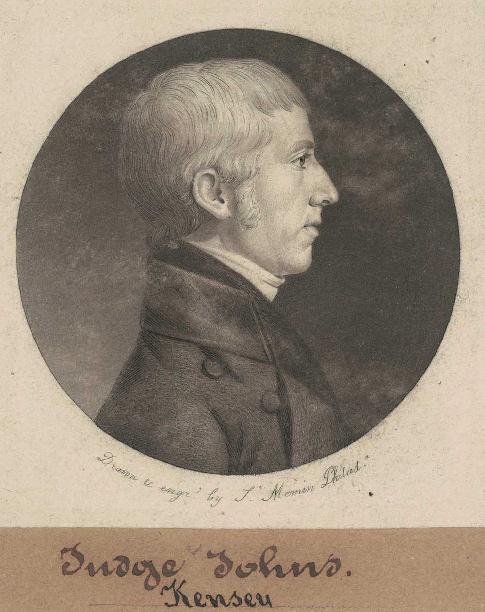Kensey Johns tekijältä Charles B. J. Févret de Saint Mémin