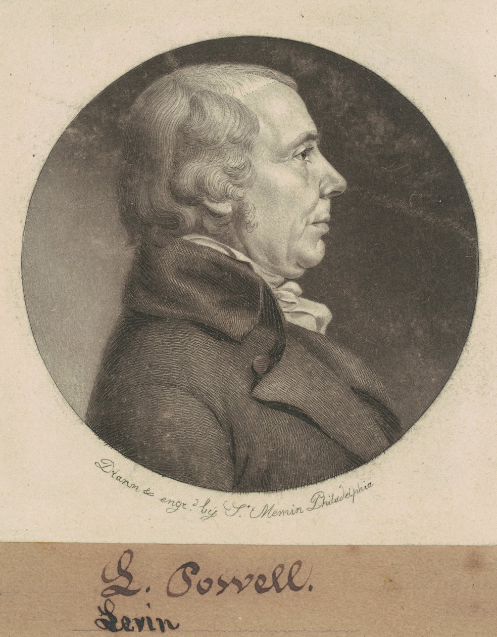 Elämä Powell tekijältä Charles B. J. Févret de Saint Mémin