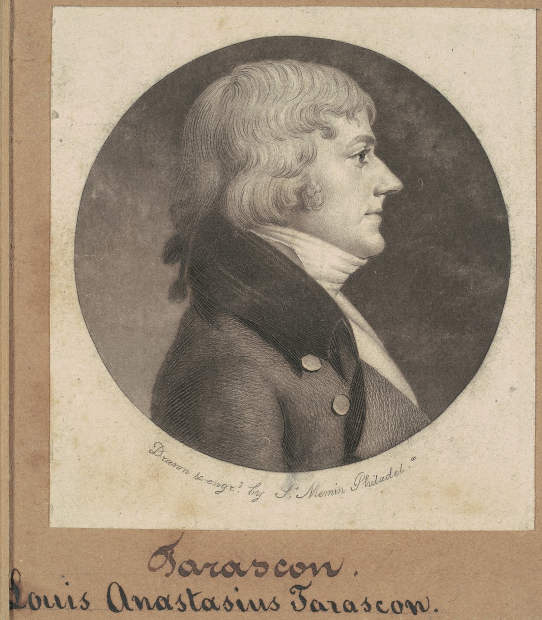 Louis Anastasius Tarascon tekijältä Charles B. J. Févret de Saint Mémin