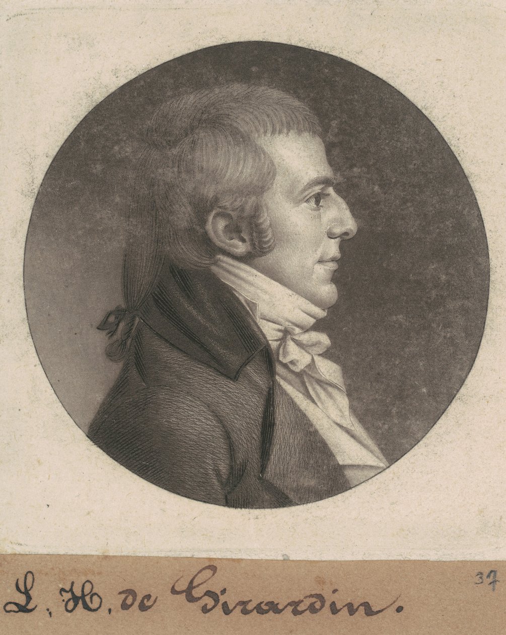 Louis Hue Girardin tekijältä Charles B. J. Févret de Saint Mémin