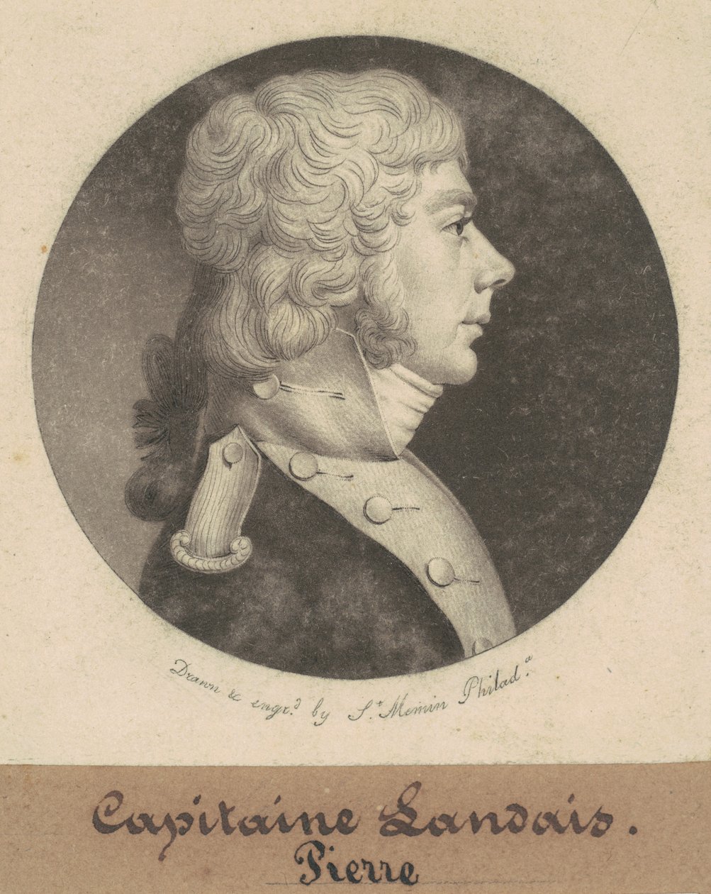 Louis Landais tekijältä Charles B. J. Févret de Saint Mémin