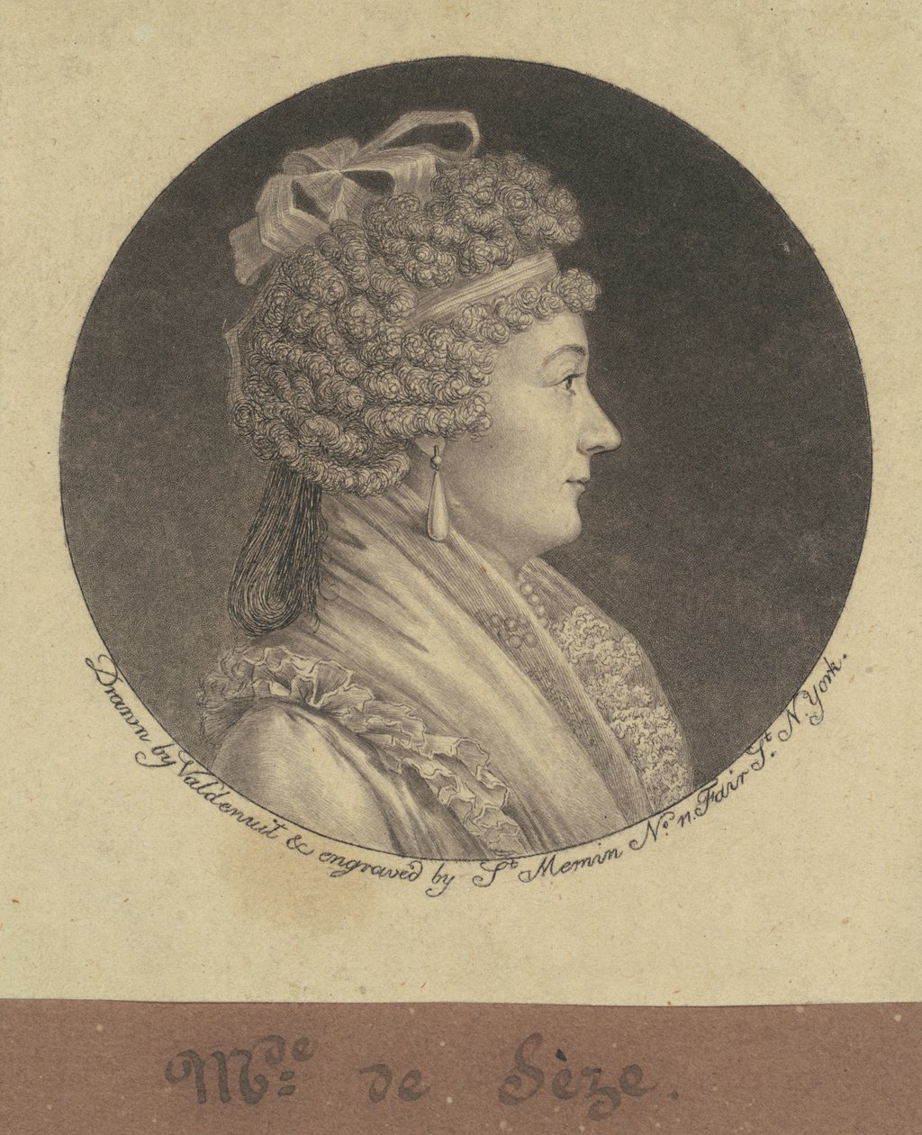 Rouva Jean de Seze tekijältä Charles B. J. Févret de Saint Mémin