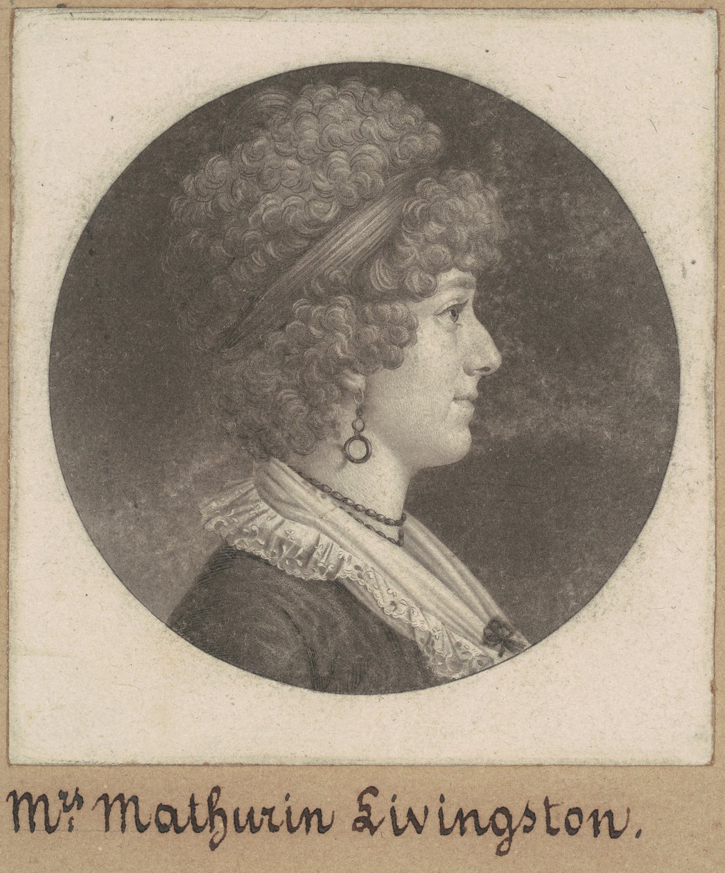 Margaret Lewis Livingston tekijältä Charles B. J. Févret de Saint Mémin