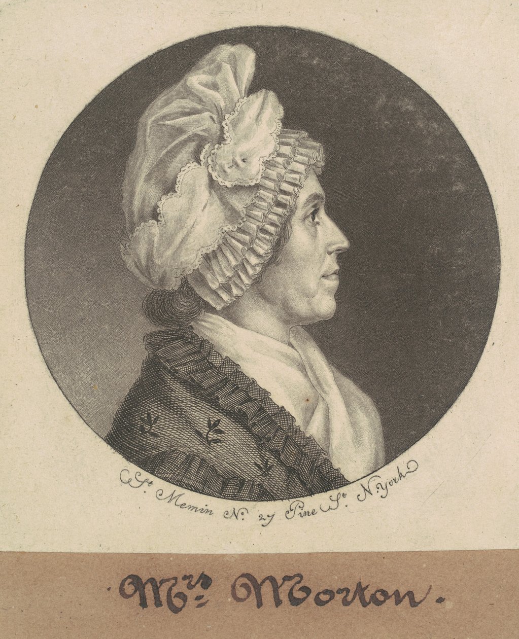 Maria Sophia Kemper Morton tekijältä Charles B. J. Févret de Saint Mémin