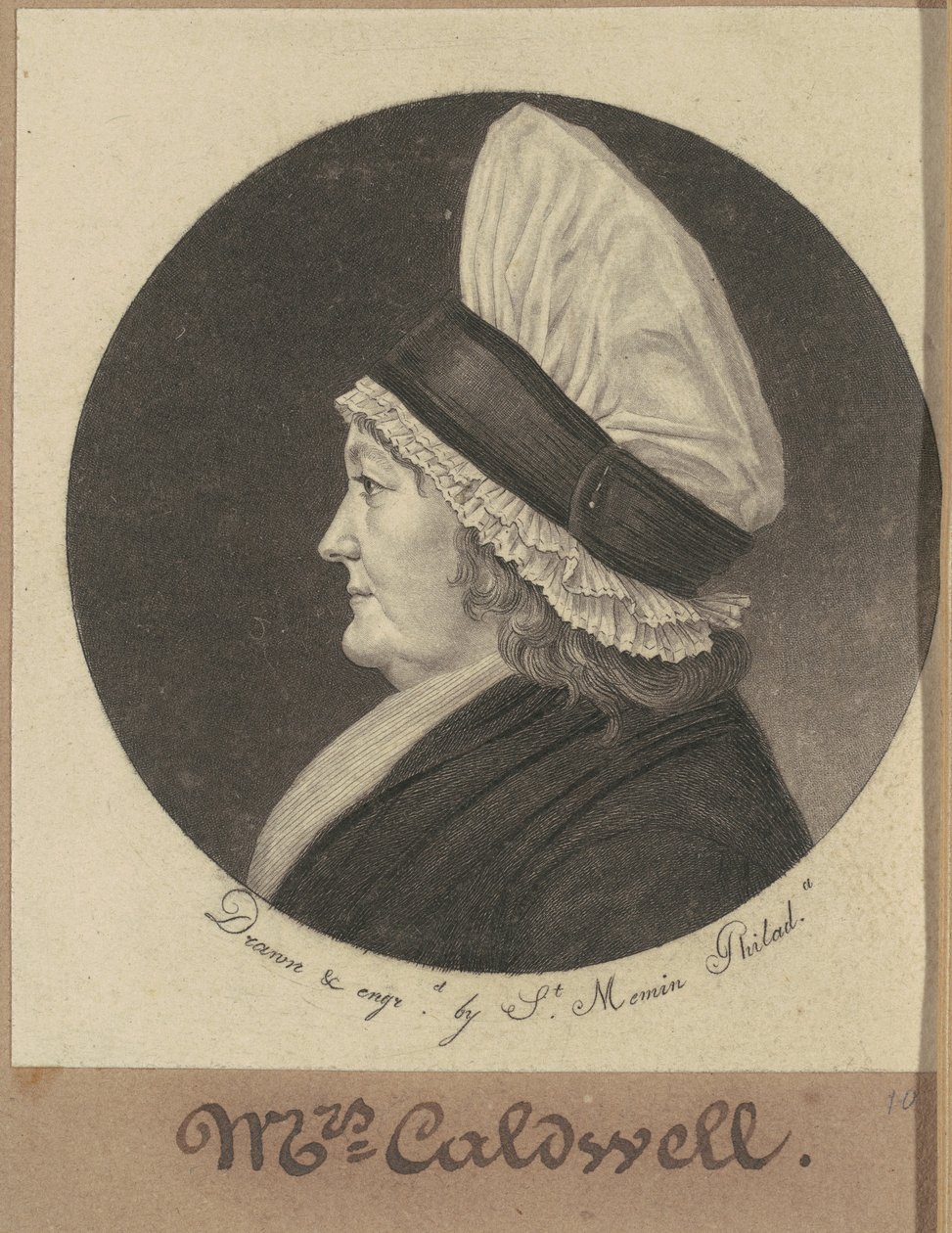 Martha Round Caldwell tekijältä Charles B. J. Févret de Saint Mémin