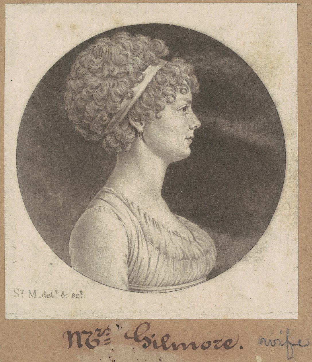 Mary Ann Smith Gilmor tekijältä Charles B. J. Févret de Saint Mémin