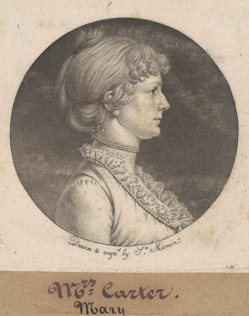 Mary Nelson Carter tekijältä Charles B. J. Févret de Saint Mémin