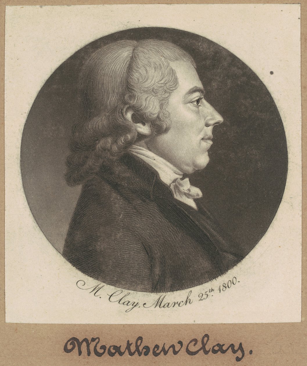 Matthew Clay tekijältä Charles B. J. Févret de Saint Mémin